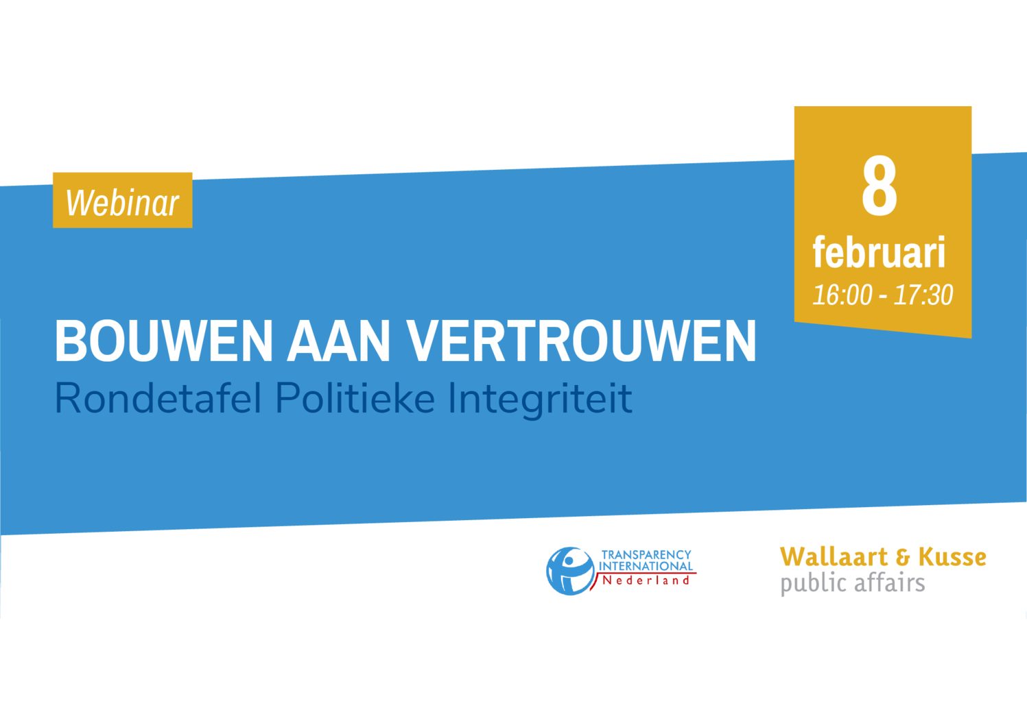 Sneeuwwitje kapperszaak uitdrukking Bouwen aan vertrouwen”: TI-NL organiseert rondetafel over politieke  integriteit